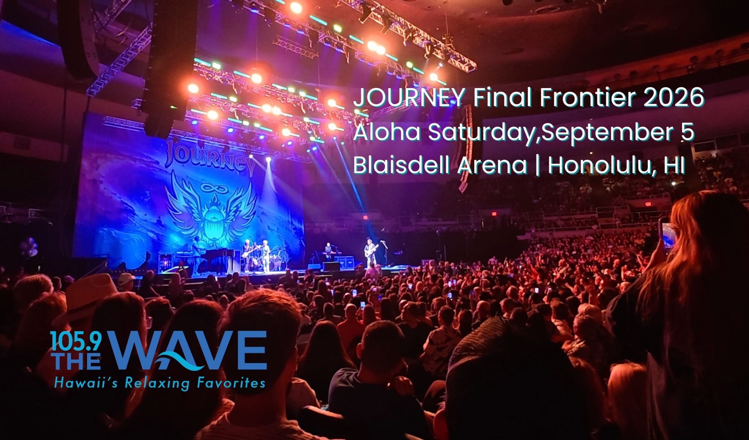 Journey Final Frontier 2026 Tour Blaisdell Arena (images) | 105.9